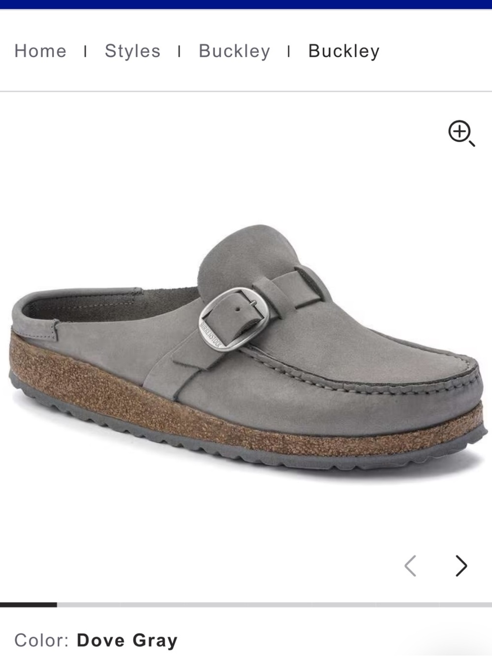 Birkenstock Taupe Slip-On Footbed Mule
Size L10 M8